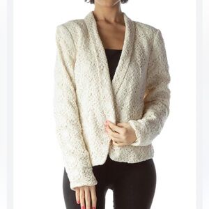 LOFT Cream Lace Women's Blazer
